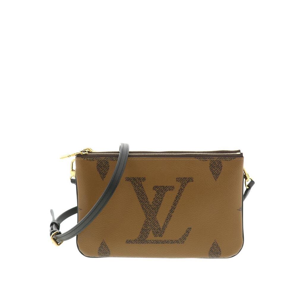 LOUIS VUITTON Pochette Double Zip Bag Shoulder Messenger